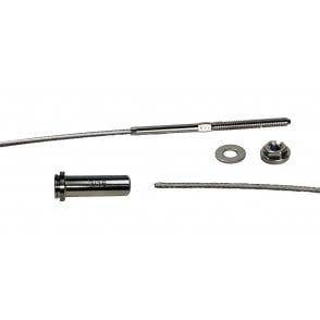 3/16" VistaView Stainless Steel Cable Railing Assembly Kit for Metal Posts